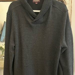 Johnston & Murphy Gray/black Men’s sweater size large